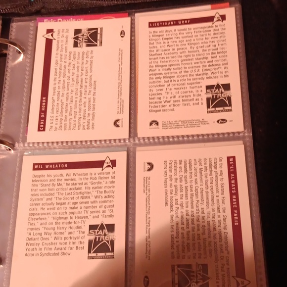 4 star trek trading  cards.. - Picture 2 of 2